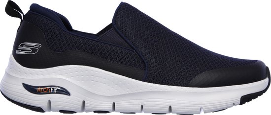 Skechers Arc-Fit Banlin Chaussures à enfiler hommes - Marine - Taille 43