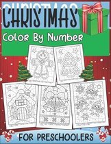 Christmas Color By Number For Preschoolers