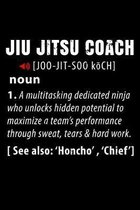 Jiu Jitsu Coach: 6x9 150 Page College-Ruled Notebook for Jiu Jitsu Students, Mixed Martial Arts fans, and people who like Brazilian com