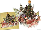 Popcards popup kerstkaarten – Kerstmis Kerstfeest Christmas Party Kerst Christmas Kerstkaart pop-up kaart 3D wenskaart