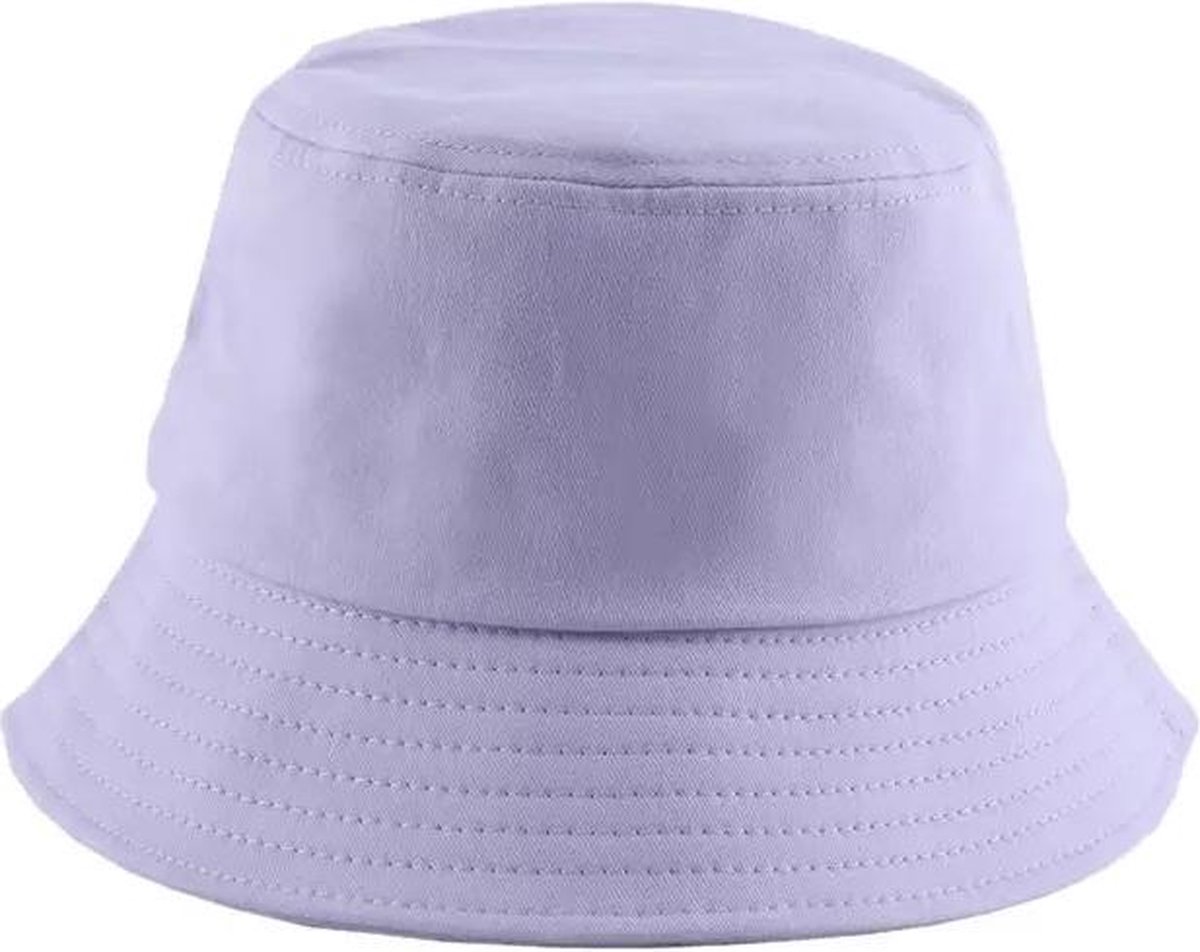Bucket Hat - Lila - Paars - Unisex - Zonnehoedje - Emmer - Vissershoed