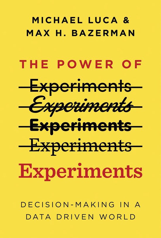 The Power of Experiments Decision Making in a DataDriven World Mit Press