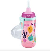 NUK - Flexi Cup - Fles 300ml met Rietje (18+ maanden) Roze