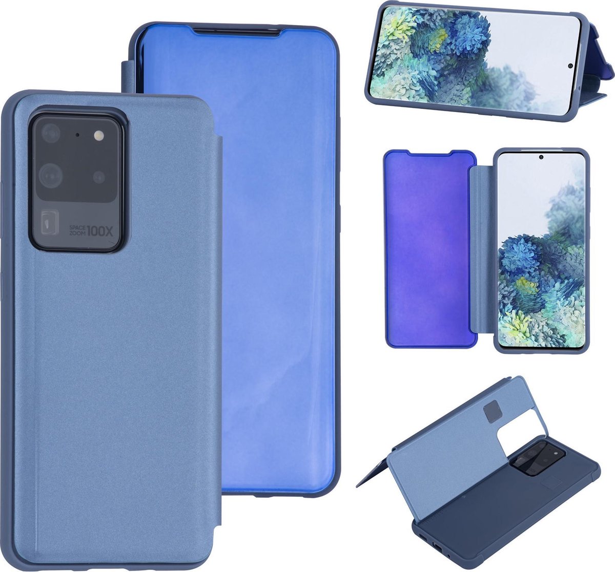 LichtBlauw hoesje Samsung Galaxy S20 Ultra - Book Case