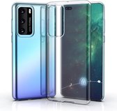 Huawei P40 Transparant Backcover hoesje - silicone