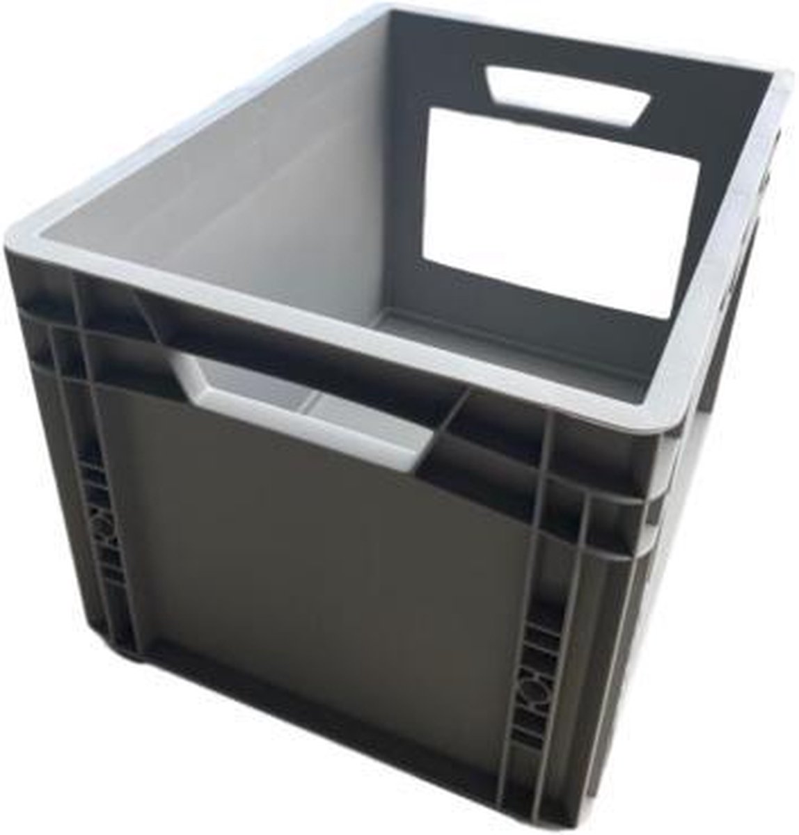 Eurobox Plastic Krat - Met Grijpopening - 40 x 30 x 27 cm | bol.com