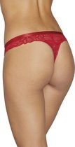 Tanga slip Ysabel Mora | Rood | katoen Fantasie | S
