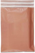 Sacs d' Sacs d'expédition en plastique Vieux rose - 45 x 55 cm - Bande de retour - 20 pièces