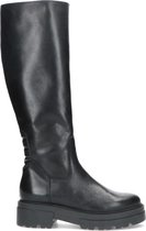 Sacha - Dames - Zwarte hoge chunky boots - Maat 42
