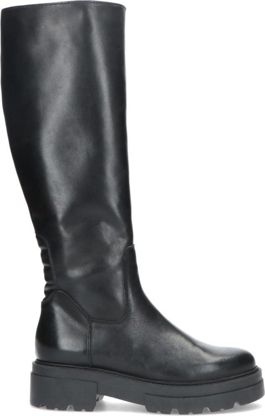 Sacha - Dames - Zwarte hoge chunky boots - Maat 42 | bol.com