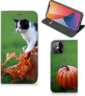 Hoesje iPhone 12 Pro Max Flip Case Kitten