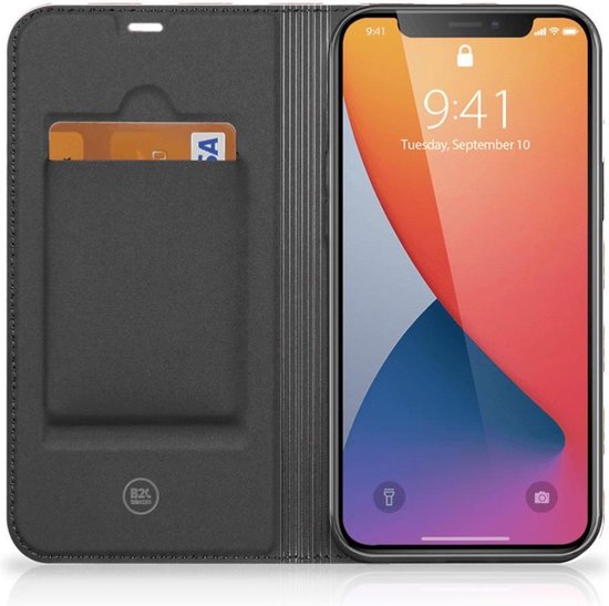 Book Case iPhone 12 Pro Max Phone Case Paprika Red