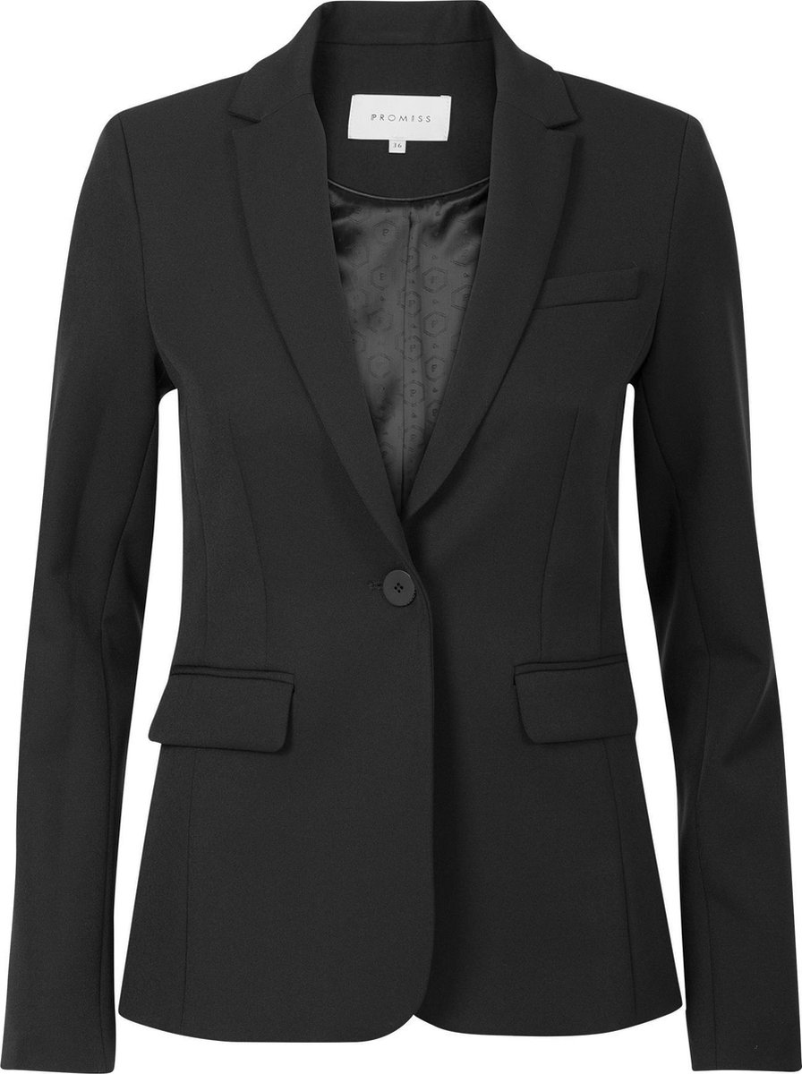 Promis Dames Blazer Zwart Maat XXL