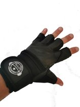 gym gloves - fitness - handschoenen - wrist wrap - Large - krachttraining