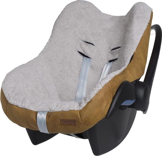 Baby's Only Baby autostoelhoes 0+ Rock - Hoes voor autostoel groep 0+ - Geschikt voor Maxi-Cosi - Oker - Gemaakt uit katoen en polyester - Geschikt voor 3-puntsgordel