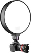 Ronde Flits Diffuser - Camera Diffuser - Flits Verspreider - Flash Diffuser voor camera - Ronde Draagbare Flitslicht Verspreider