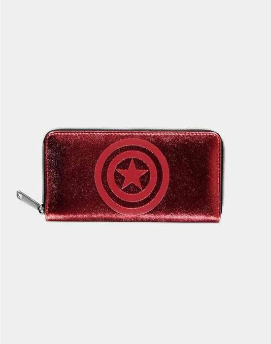 Marvel Captain America - Shield Dames portemonnee - Rood