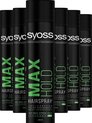 SYOSS Styling Max Hold Haarlak 6x 400ml - Grootverpakking