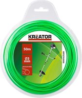 Kreator KRTGTH3050 trimmerdraad – zeshoekig – 50 m lengte – 3mm diameter