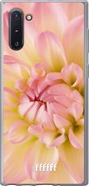 Samsung Galaxy Note 10 Hoesje Transparant TPU Case - Pink Petals #ffffff