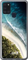 Samsung Galaxy A21s Hoesje Transparant TPU Case - La Isla #ffffff