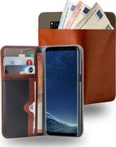 MH by Azuri walletcase with cardslots & money pocket - camel - Samsung S8 Plus