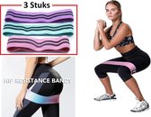 Weerstandsbanden - Resistance Band - Exercise banden - Fitness Banden - Gymnastiek Banden - Power Bands - Trainingsbanden - Heupbanden - S/M/L - 3 Stuks