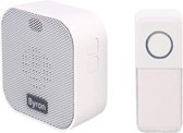 Premium Draadloze Plug&Play Deurbel en Ontvanger - 100 Meter Bereik - 38 Tonen - Wit