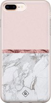 iPhone 8 Plus/7 Plus hoesje siliconen - Rose all day | Apple iPhone 8 Plus case | TPU backcover transparant