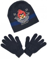Angry Birds - Winterset - Muts & Handschoenen - Model "Heavy Hitters!" - Navyblauw - 52 cm