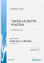 Tacea la notte placida - Soprano e Banda (partitura)