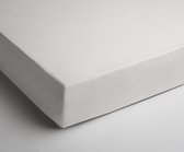 Uitstekende Percale Katoen Lits-jumeaux Hoeslaken Wit | 160x200 | Zeer Fijn Geweven | Hoogwaardige Kwaliteit
