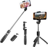 Selfie Stick 3- in 1|Zwart|Smartphone Bluethooth|Handig|Foto|Pictures|Vlog