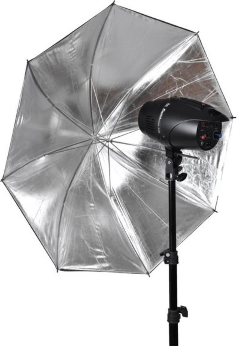 Flitsparaplu Reflectieparaplu Fotografie Paraplu | 830mm | Zwart | Ondiep |  bol.com