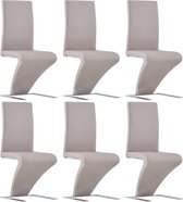 Eetkamerstoelen set 6 stuks (Incl LW anti kras viltjes) - Eetkamer stoelen - Extra stoelen voor huiskamer - Dineerstoelen – Tafelstoelen