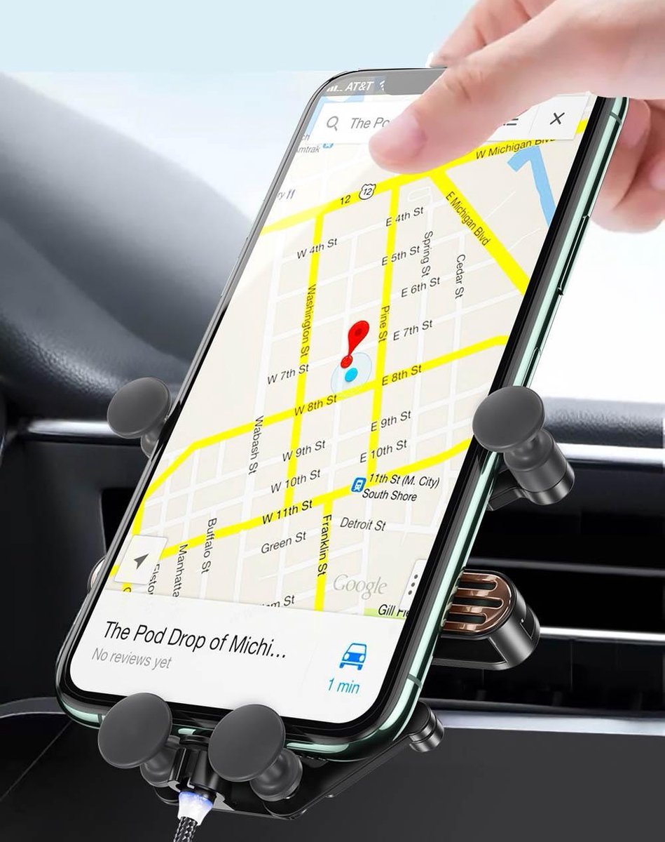 Mobiel houder auto - Telefoonhouder houder - Zwart - SEVEND
