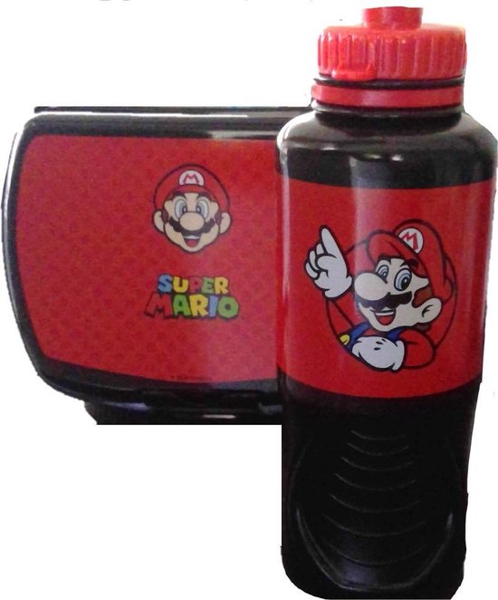 bol.com | Super Mario broodtrommel en drinkbeker