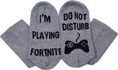 Fun sokken Do not disturb / Playing Fortnite (30311)