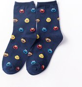 Fun sokken (kort) met de Sesamstraat Pino, Ernie, Elmo (31040)