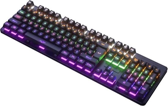 recept Ziekte oppervlakte K30 Mechanisch Gaming Toetsenbord Bedraad - Game keyboard met kabel - Led  RGB verlichting | bol.com