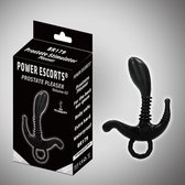 Power Escorts – Prostate pleaser 02 – Prostate plug – Anaal plug - Buttplug - 12,5 cm – dia 2,5 cm – Black – BR179 – gave Cadeaubox - geen slap materiaal , voelt stevig aan