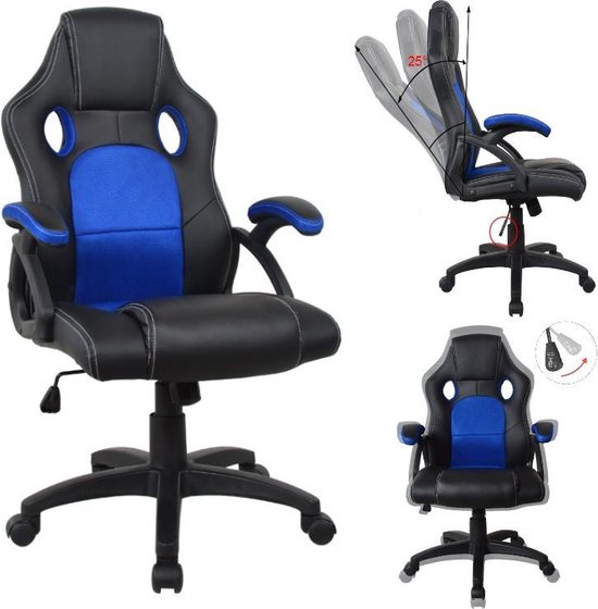 Gamestoel Wouter junior - bureaustoel - hoogte verstelbaar - Gamestoel - €84,95