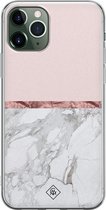 iPhone 11 Pro Max hoesje siliconen - Rose all day | Apple iPhone 11 Pro Max case | TPU backcover transparant