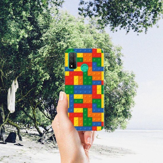 Coque pour Huawei P Smart 2020 TPU Bumper Silicone Étui Housse Blocs