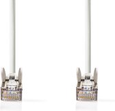 Nedis CAT6-kabel | RJ45 Male | RJ45 Male | U/UTP | 3.00 m | Rond | PVC | Wit | Polybag