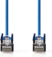 Nedis CAT5e-Kabel | SF/UTP | RJ45 Male | RJ45 Male | 0.50 m | Rond | PVC | Blauw | Envelop
