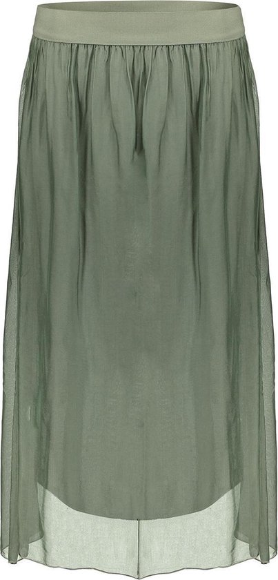 Skirt Silk With Elastic Waist 06051 70 Army | bol.com