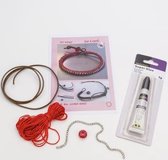 12360-6002 - Bracelet Set Red (Rode DIY armband set)