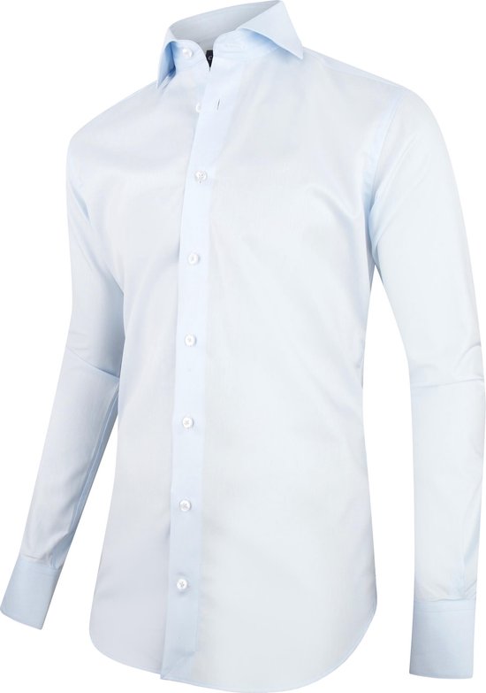 Cavallaro Napoli - Heren Overhemd - NOS/Basic Lichtblauw (110999032-600000)  - Maat 44 | bol.com