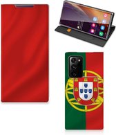 GSM Hoesje Geschikt voor Samsung Galaxy Note 20 Ultra Bookcase Portugese Vlag